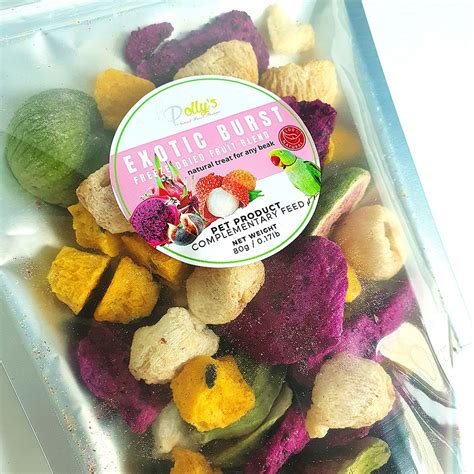 Dried Fruit For Parrots