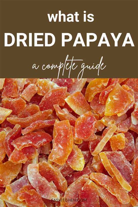 Dried Papaya Asda