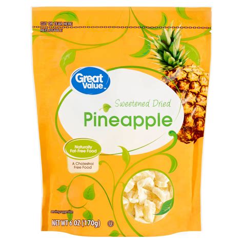 Dried Pineapple Great Value