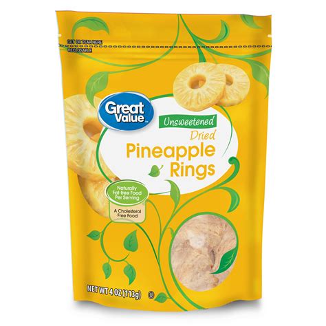 dried unsweetened pineapple