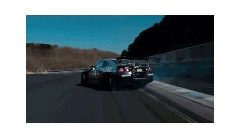 Godzilla Drift GIF - Cars Nissan GTR - Discover & Share GIFs