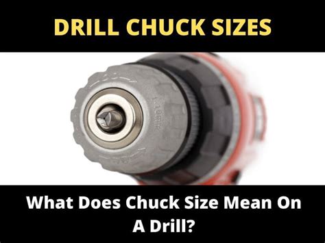 Drill Bit Chuck Size