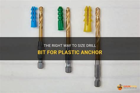 Drill Bit For Plastic Anchor