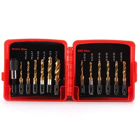 Drill Bit With Tap Set
