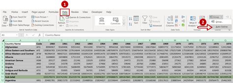 Drill Down Excel Cell