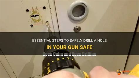 Drill Hole Gun Safe