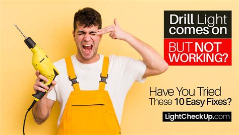 Drill Light Flashing