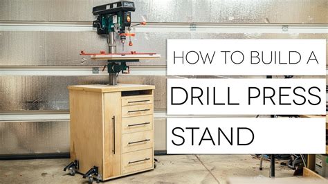 Drill Press Mobile Base Diy