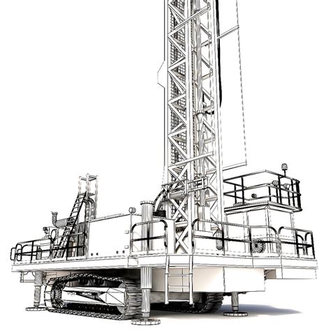 Drill Rig Drawing