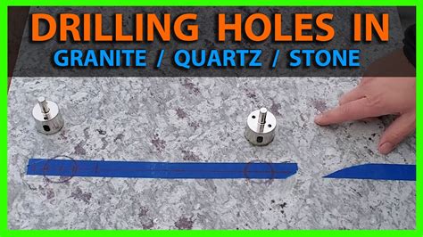 Drilling Quartz Countertops