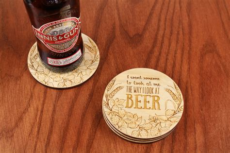 drink coasters with logo