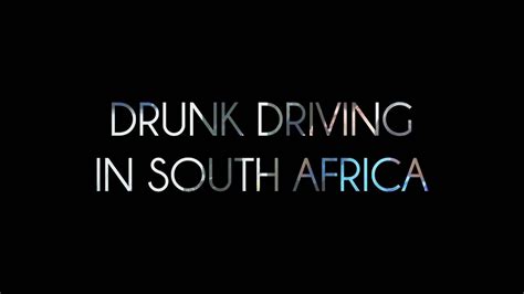 drink driving south africa