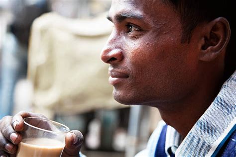 Drinking Chai Tea At Night