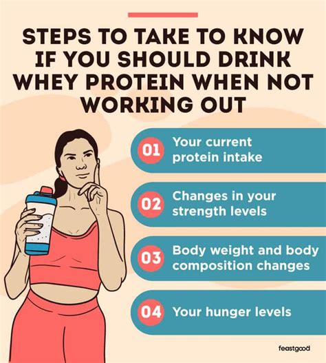 Drinking Whey Protein Without Working Out