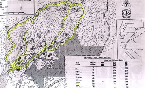 Drinkwater Flats Trail Map
