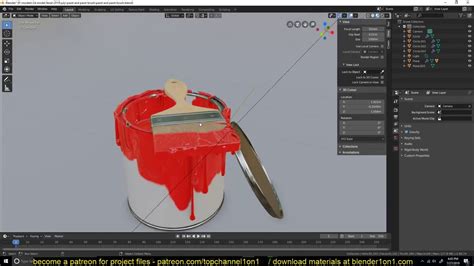 Dripping Paint Blender