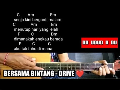 Drive Bersama Bintang Lirik Kunci Gitar