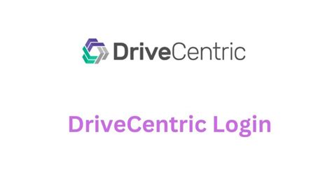 drive centric login page