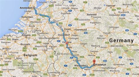 drive from frankfurt to amsterdam