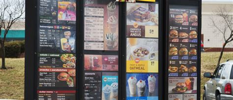 drive thru menu board