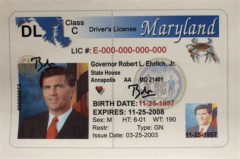 driver license maryland baltimore