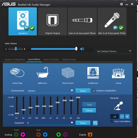 driver realtek audio control