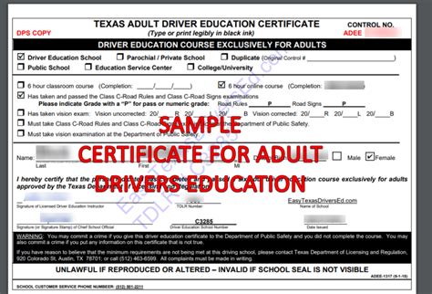 drivers ed permit texas