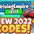 driving empire roblox codes 2022 october