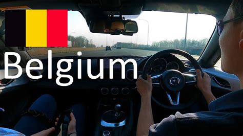 Drive in Belgium. Info roads, speed limits, documents, children on board