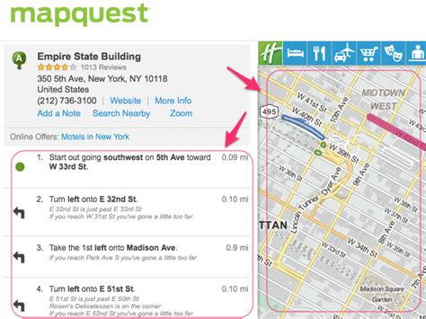 driving directions mapquest free planner