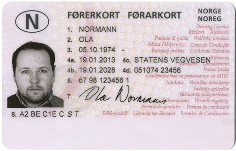 driving in norway with foreign license