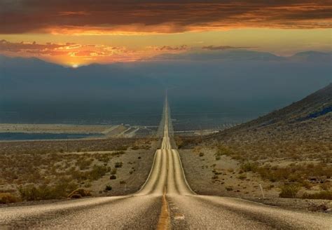 driving through death valley