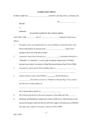 dro application