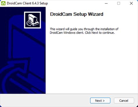 droidcam app windows setup