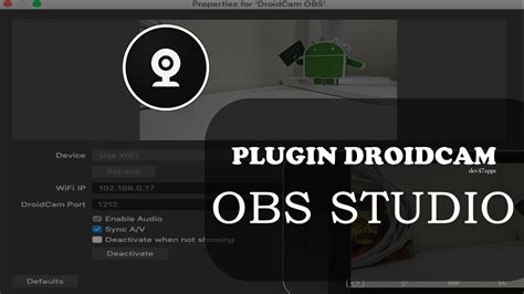 droidcam obs plugin