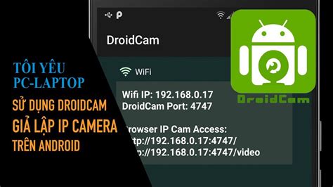 droidcam pc free tutorial