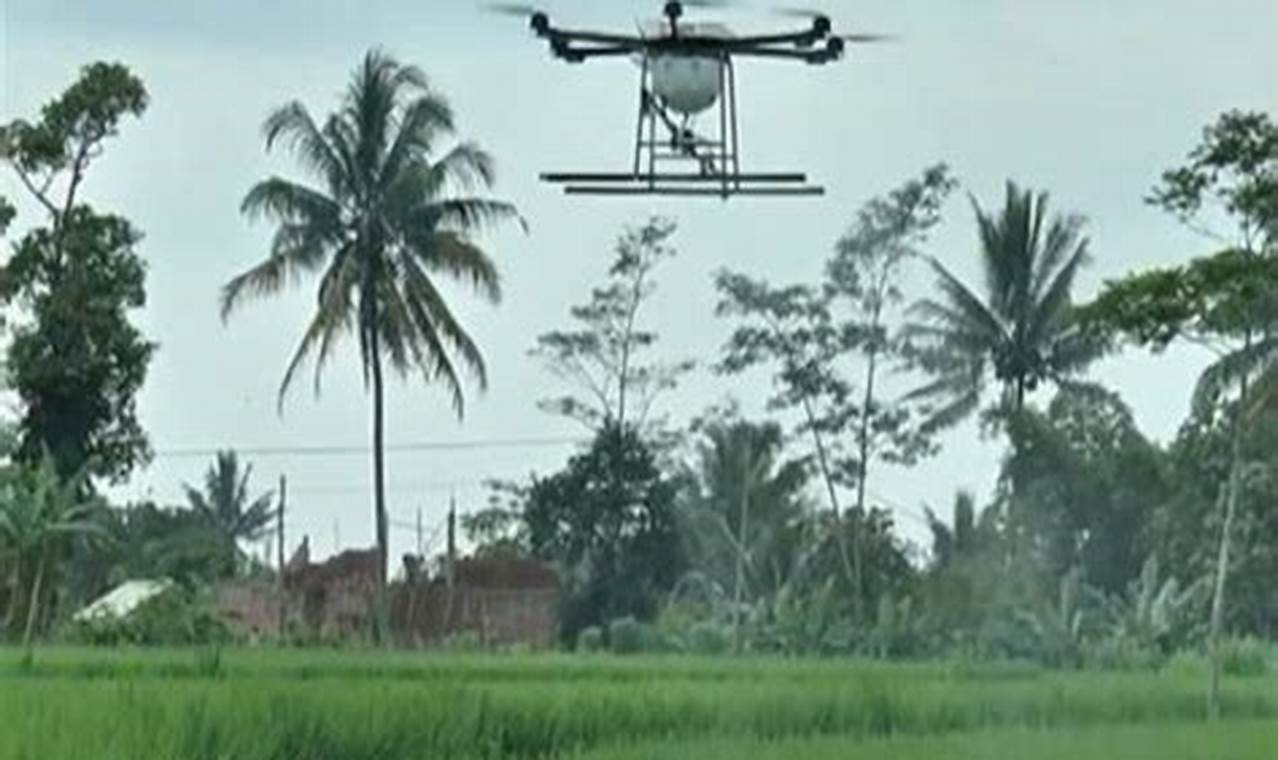 drone pertanian karya anak bangsa Indonesia