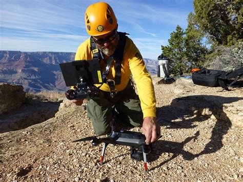 drone in national park