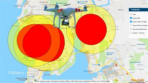 drone restricted airspace map