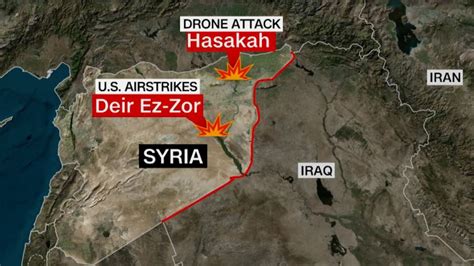 drone strike on us base in syria