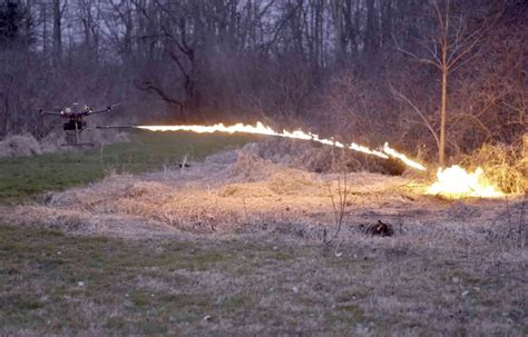 Drone With A Flamethrower