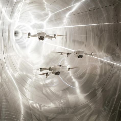 Drones In Wind Tunnel
