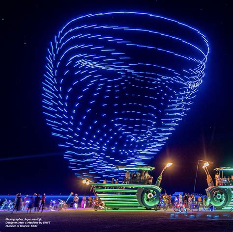 Drones Used In Light Shows