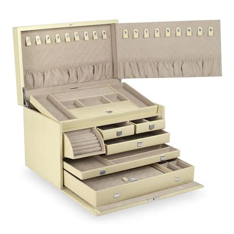 Drop Front Locking Jewelry Box