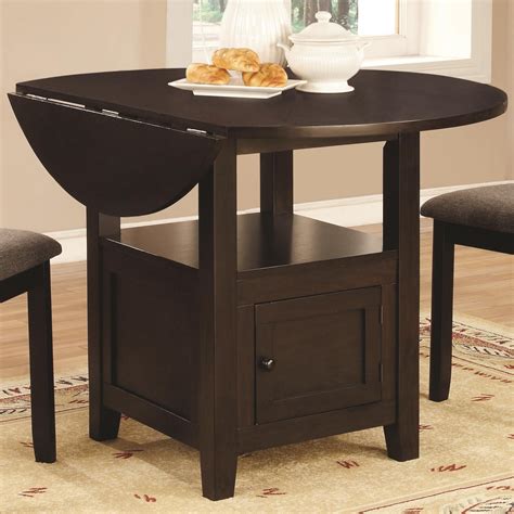 Drop Leaf Table With Storage Chairs