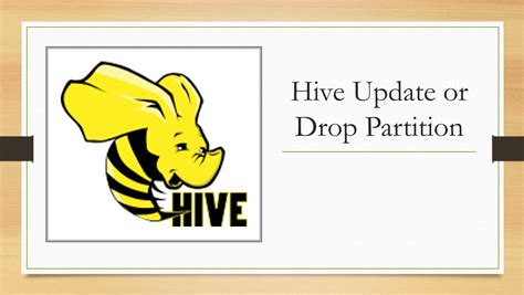 Drop Partition On Hive Table