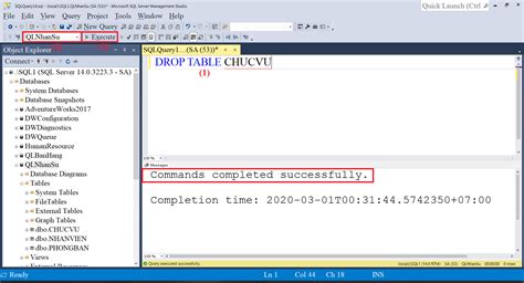 Drop Table In Function Sql