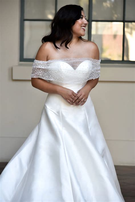 drop waist cap sleeve wedding dress