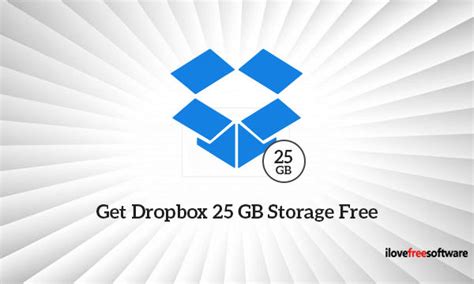 dropbox amount of free storage