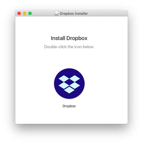 dropbox desktop app installation